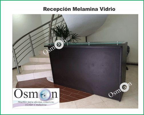 Recepción Melamina y Vidrio