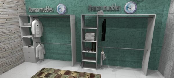 Closet sin puertas Closet sin puertas