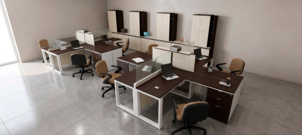 Mampara combinada Tela Tubular Vidrio