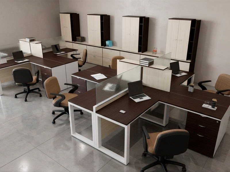 Mampara combinada Tela Tubular Vidrio