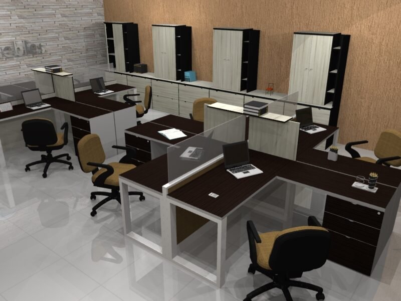 Mampara combinada Tela Tubular Vidrio